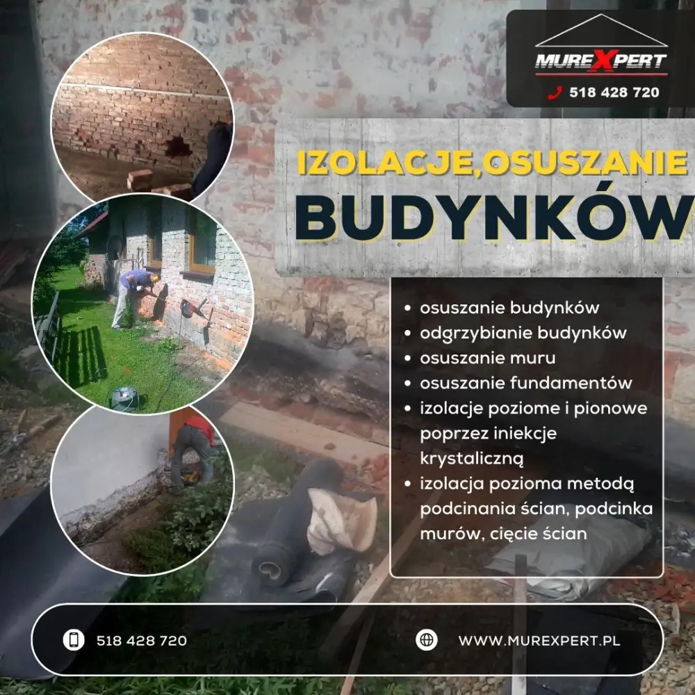 Iniekcja Krystaliczna, Osuszanie Fundamentów I Podcinanie Ścian - Skutecznie Śląsk/Małopolska - Ogłoszenia Sądeckie