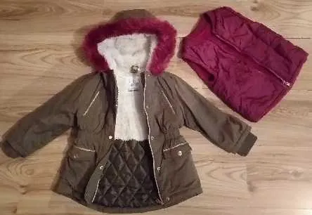 Kurtkę Zimową Dla Dziewczynki Marki F&F