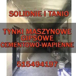 Tynki Maszynowe Gipsowe, Cementowo-Wapienne, Solidnie I Tanio