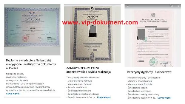 Oferujemy Możliwość Zakupu W 100% Legalnych Świadectw I Dyplomów Szkolnych.