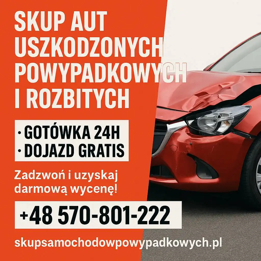 Skup Aut Uszkodzonych Nowy Sącz /Małopolskie, Skup Aut Po Kolizji