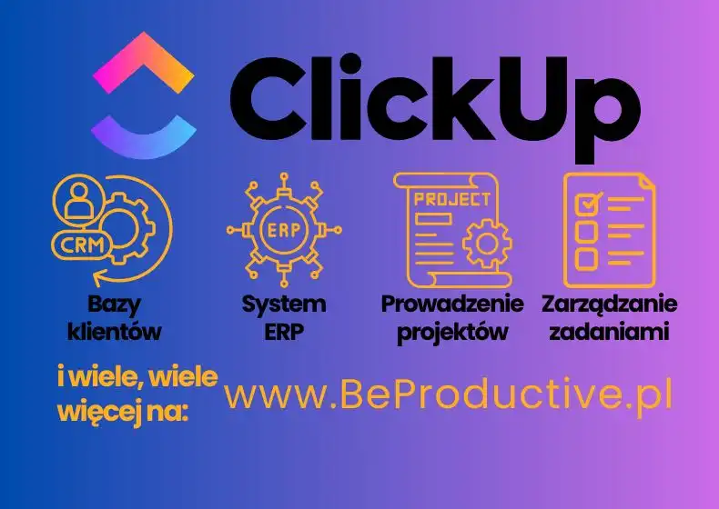 Clickup - Wdrożenie I Szkolenie Dla Zespołów